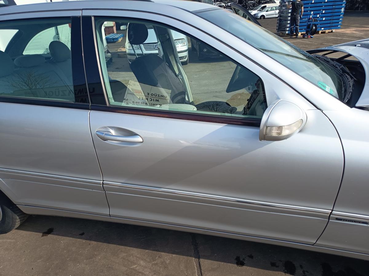 Mercedes S/W203 original T&uuml;r vorn rechts Beifahrer 744 Brillantsilber Bj 2002