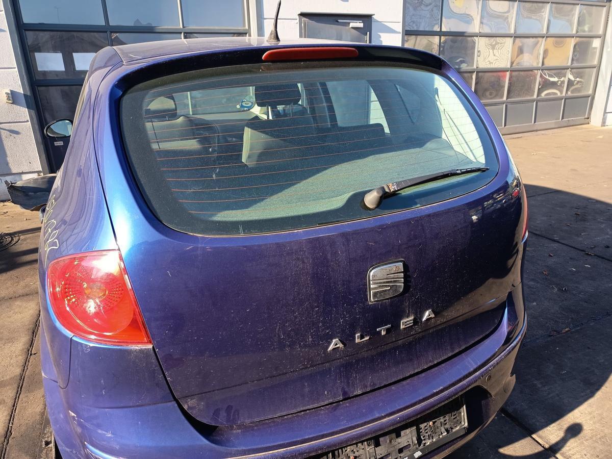 Seat Altea 5P orig Heckklappe mit Scheibe Kofferraum LS5S Blau Bj 2005