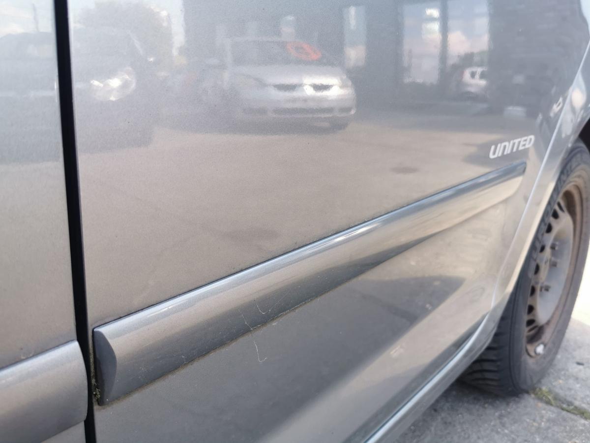 VW Golf Plus 5M Tür Autotür Rohbautür Fondtür hinten links LA7T United Grey Met