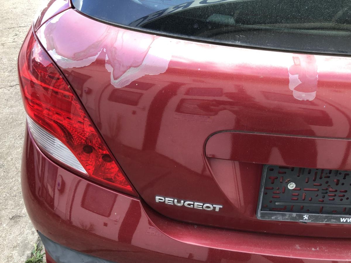 Peugeot 207 WA WC Heckklappe Scheibe Kofferklappe 3trg KJC Rouge Erythree Nacre