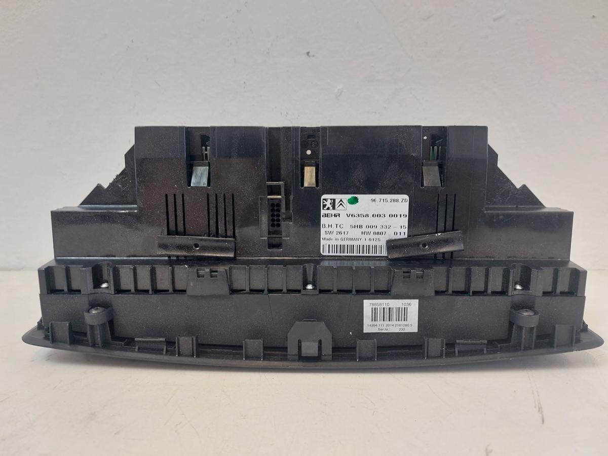 Citroen C5 RD RW Klimabedienteil Heizungsregulierung Klimaautomatik OEM