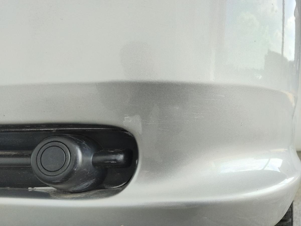 Peugeot 307 CC original Stoßfänger Stoßstange hinten silber EZR mit PDC BJ2005