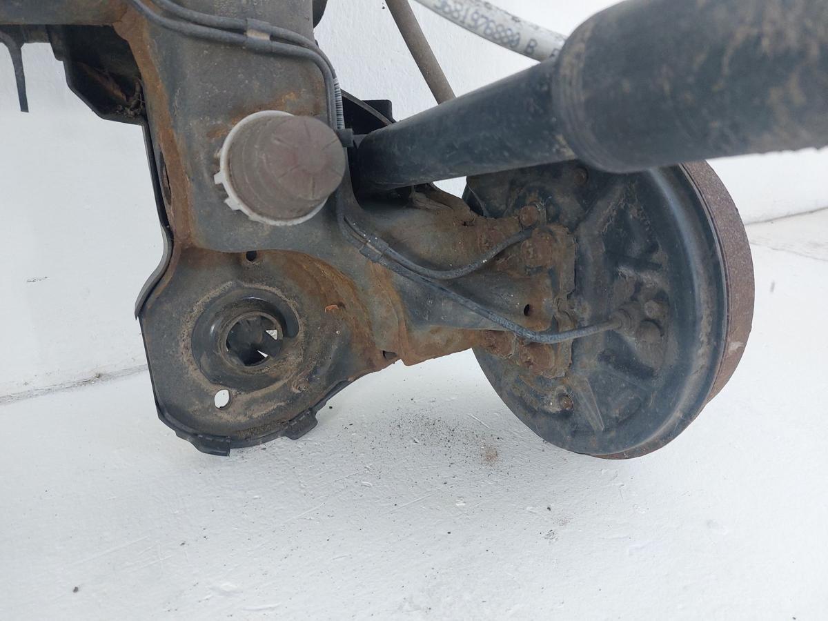Citroen C3 III SX ab17 Hinterachse Achse hinten Achtr&auml;ger mit Trommelbremse