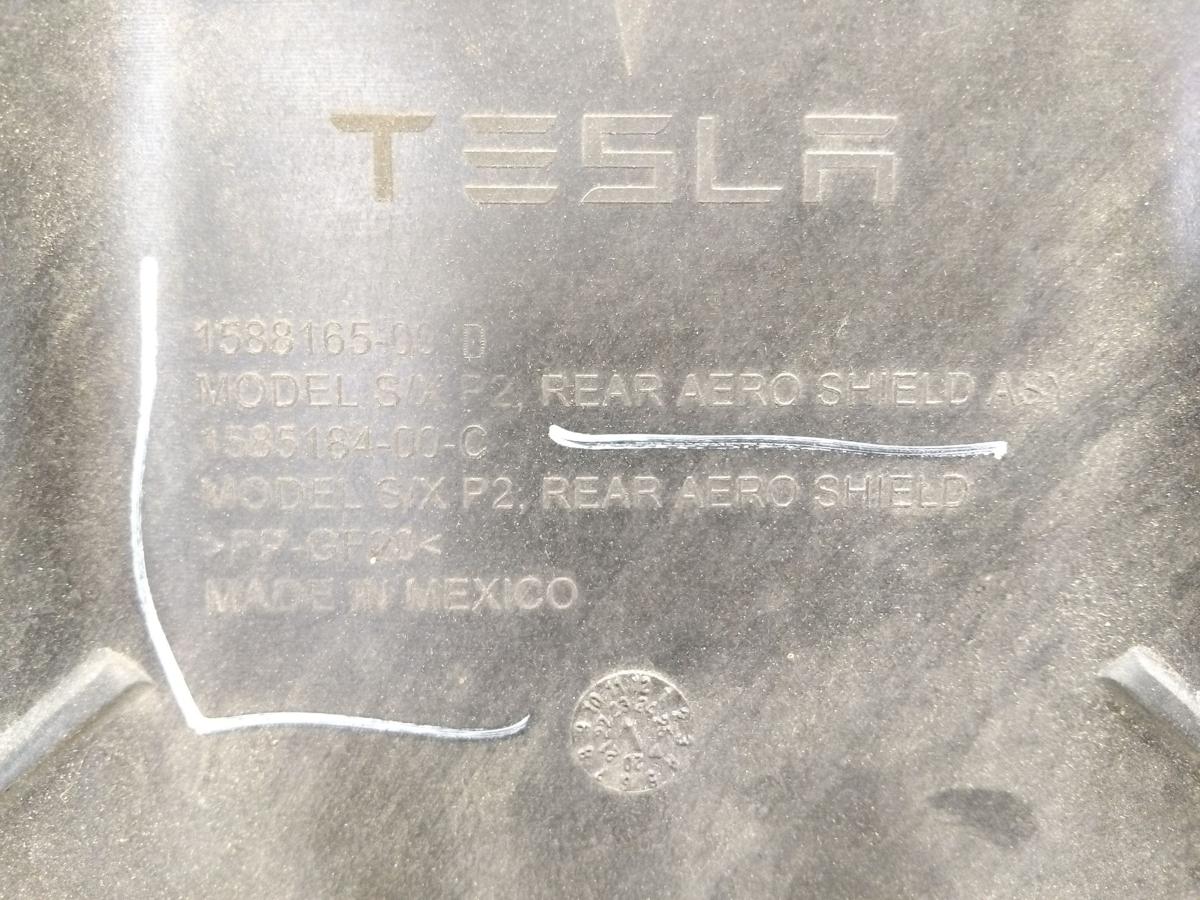 Tesla Model S Facelift Motorunterschutz Heckmotor Rear Aero Shield Bj.2023