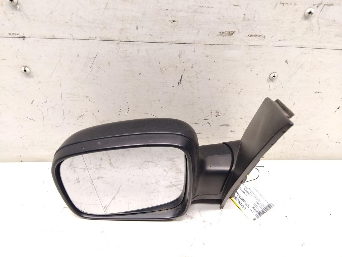 VW Caddy 2K original Au&szlig;enspiegel links schwarz unlackiert manuell BJ2005