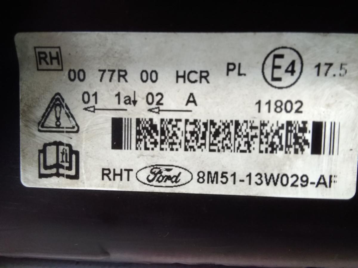 Ford Focus 2 Facelift DA3 original Scheinwerfer rechts mit LWR Bj.2010