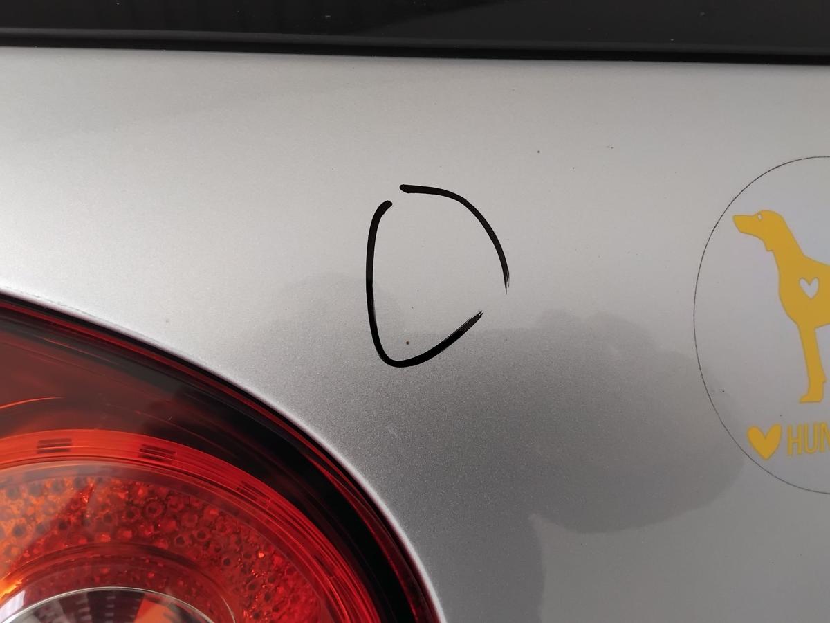 VW Golf 5 1K Heckklappe LA7W reflexsilbermetallic inkl. Scheibe Fließheck BJ2008
