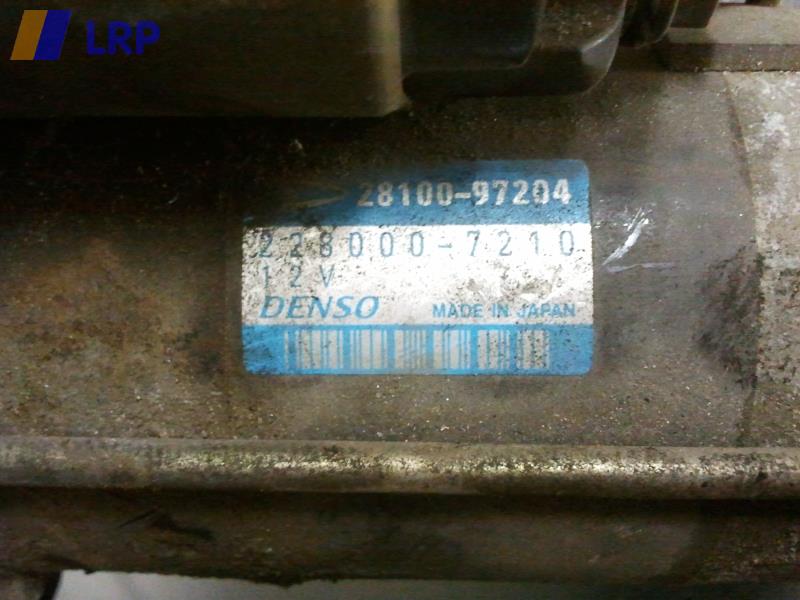 Daihatsu Sirion M1 1,0-41kW Bj.1998 Schalter Anlasser 2810097204 2280007210 Denso