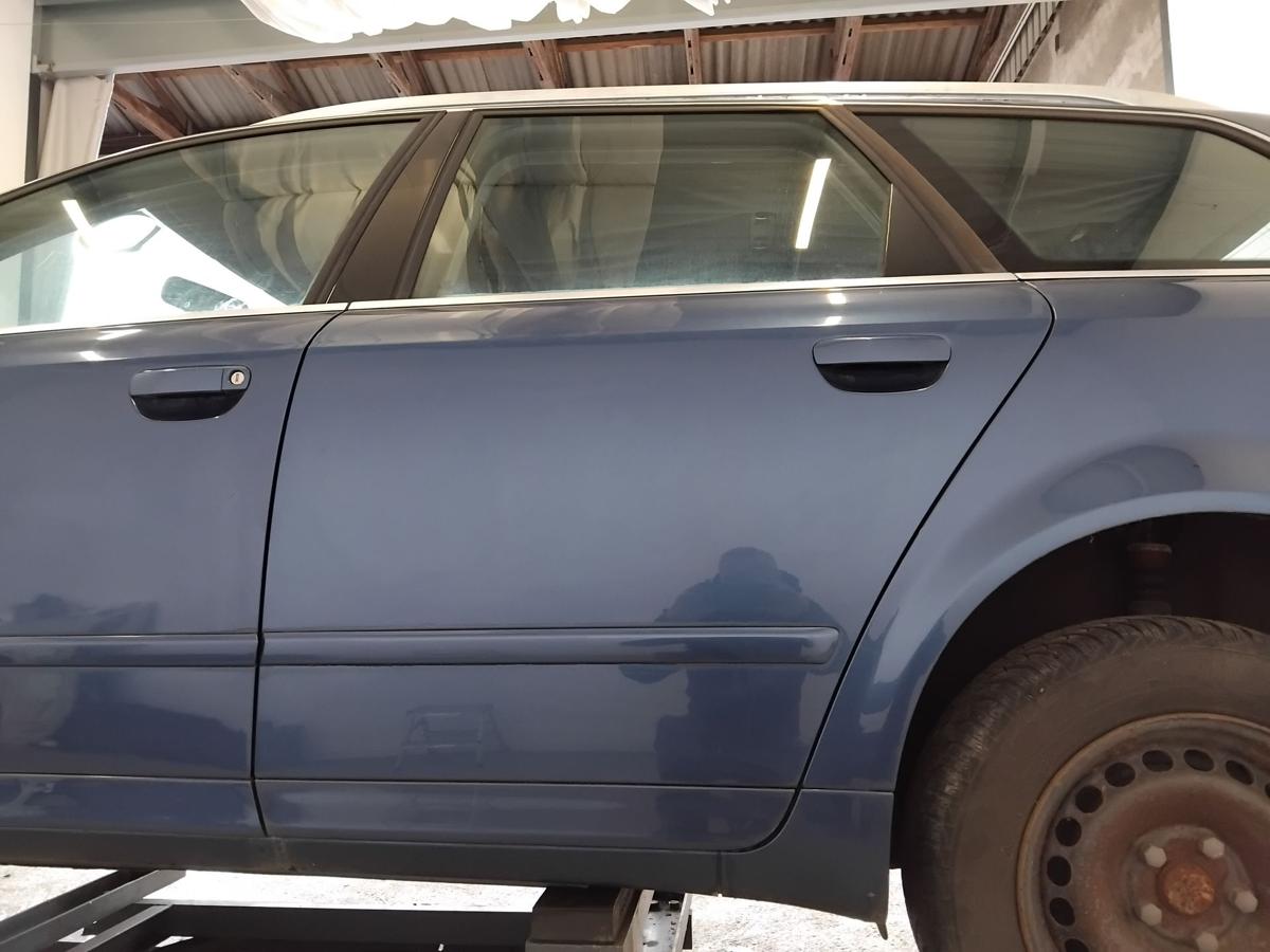 Audi A4 8E B6 Avant T&uuml;r hinten links Kombi LZ5C Mauritiusblaumetallic BJ2003