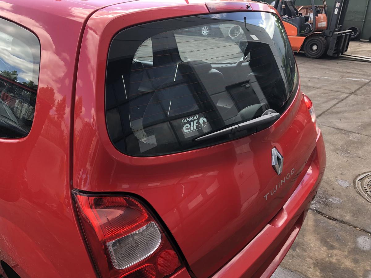 Renault Twingo II original Heckklappe mit Scheibe OV727 Spanischrot Bj2010