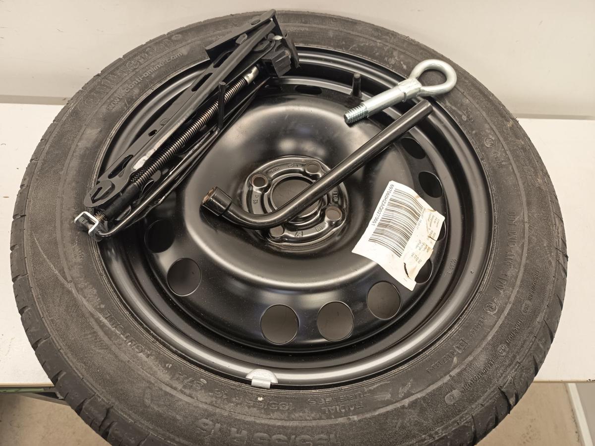 Opel Corsa D Bj 2011 original Ersatzrad 6Jx16 ET 40 195/55 R16 87H Bordwerkzeug