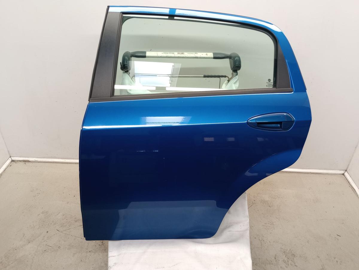 Fiat Punto 199 orig Tür hinten links 494B Jazz Blau 5trg Facelift Bj 2012