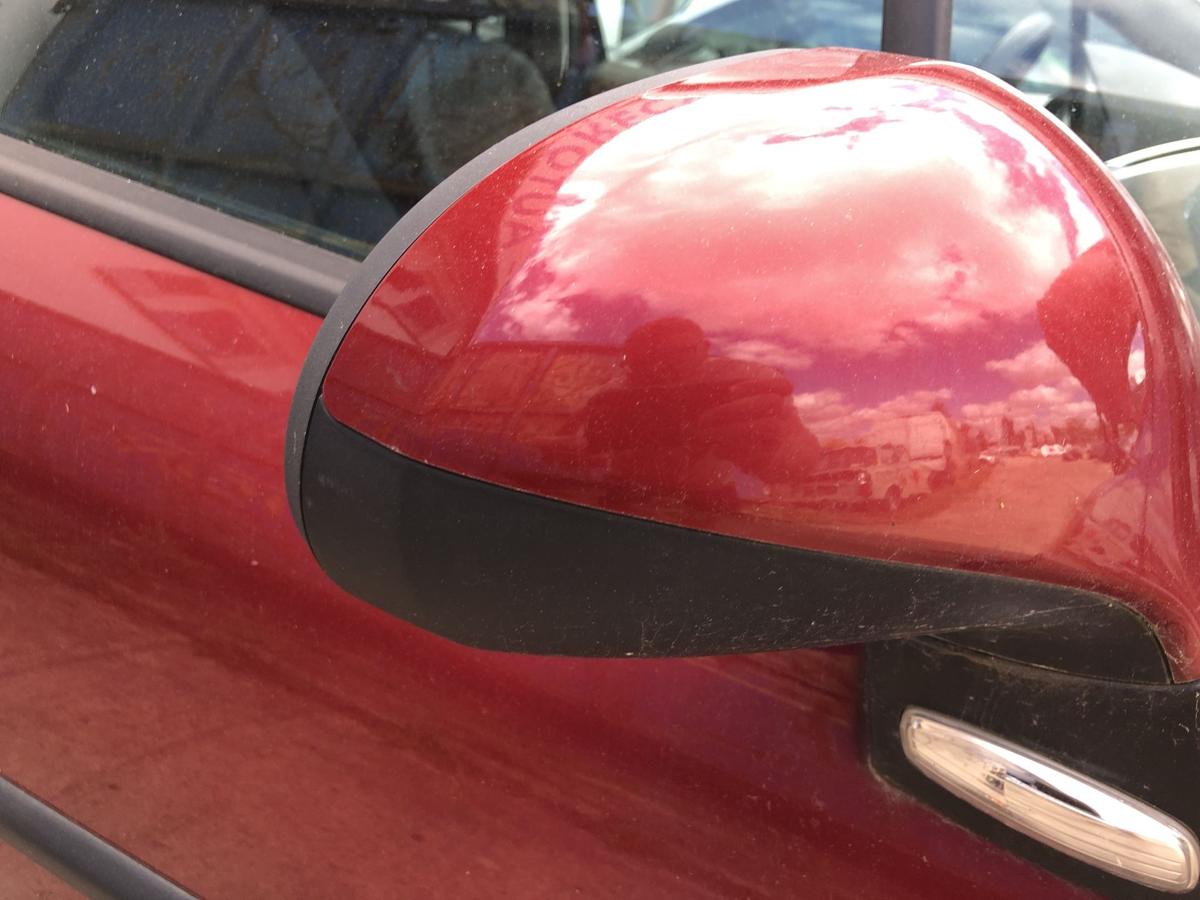 Peugeot 207 WA WC Au&szlig;enspiegel rechts Spiegel elektrisch KJC Rouge Erythree