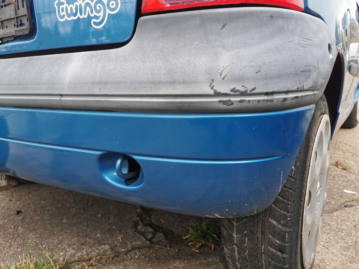 Renault Twingo C06 Stossstange Stossfänger Bumper hinten TED48Blue Nautilus TEXT