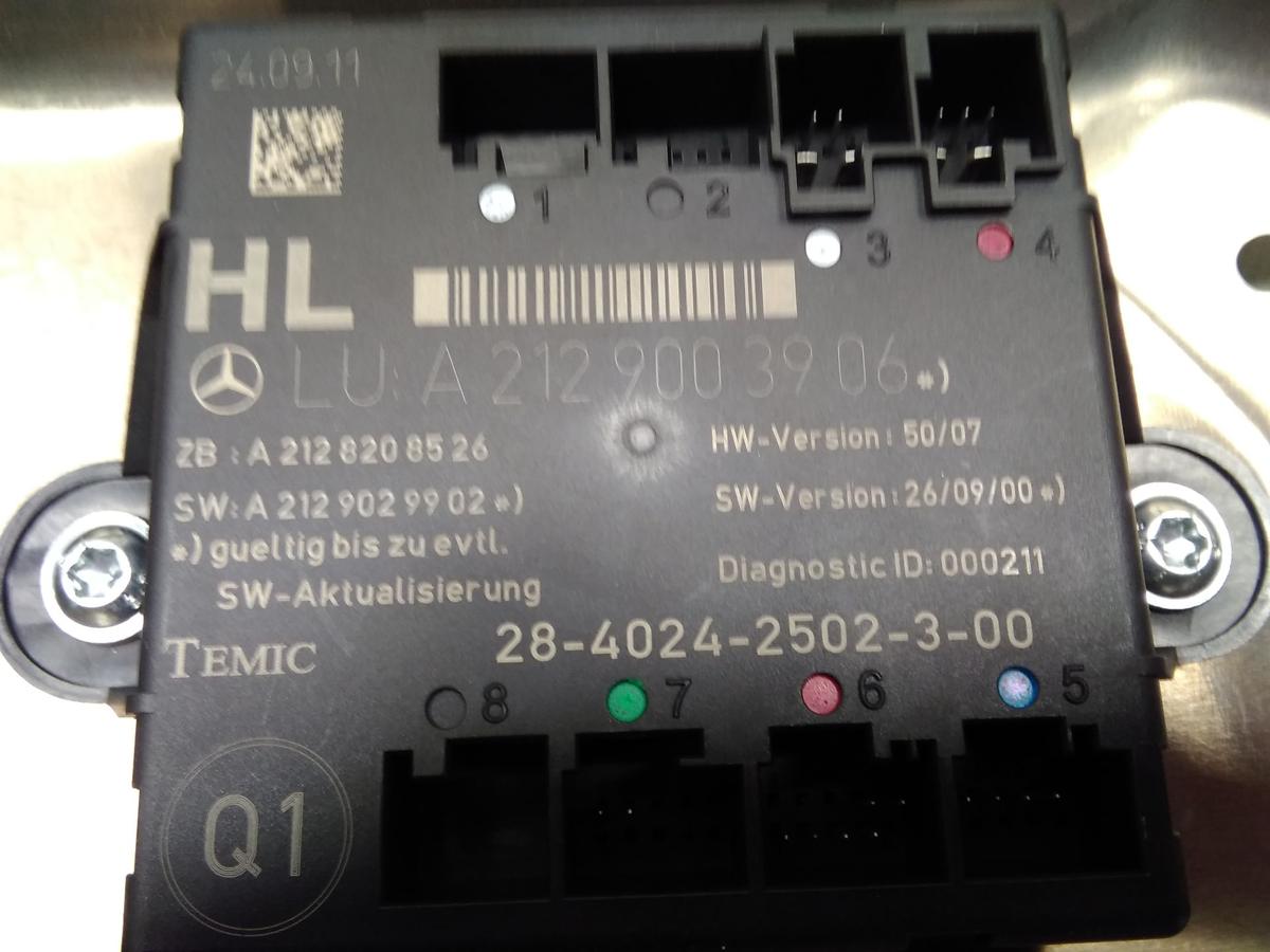 Mercedes E-Klasse S212 original T&uuml;rmodul Fensterheber hinten links Bj.2011