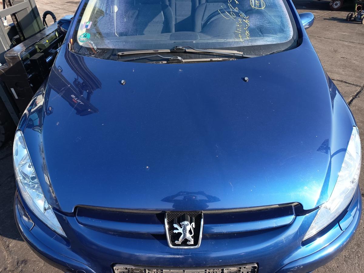 Peugeot 307 original Motorhaube Klappe/Deckel vorn/Front EGE Chinablau Bj 2004