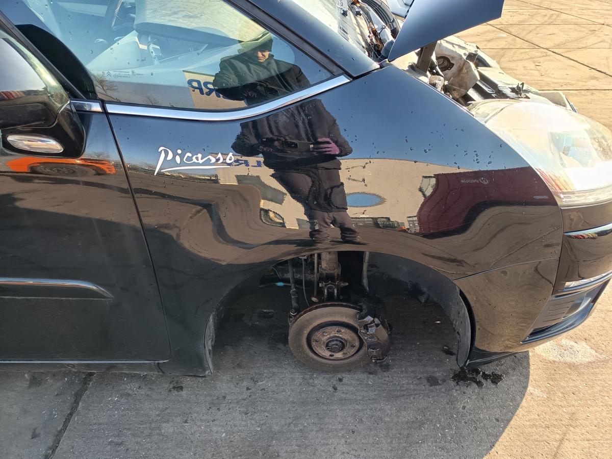 Citroen C4 Picasso original Kotfl&uuml;gel rechts Seitenteil EXY Onyxschwarz Bj 2010