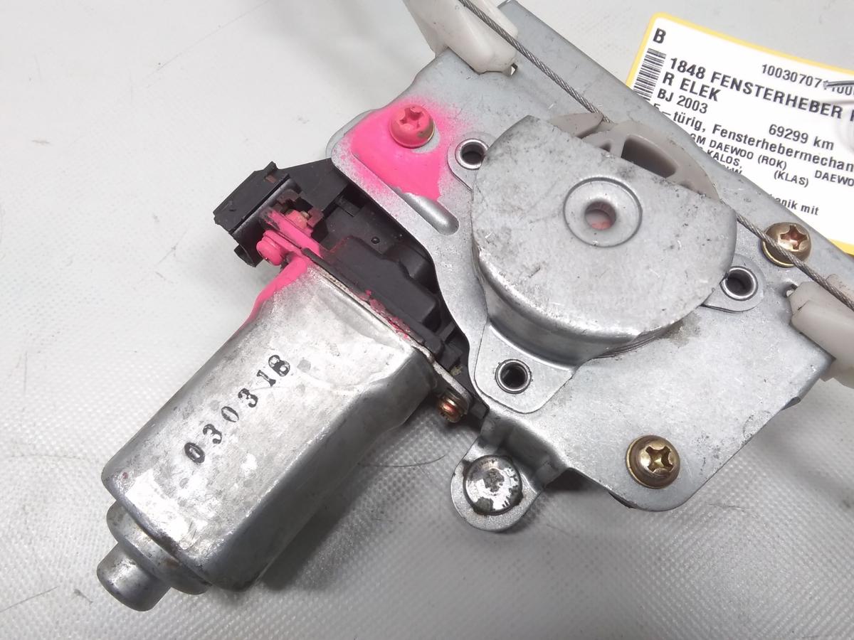 Chevrolet Kalos Fensterheber hinten rechts elektrisch 96541800 BJ2003