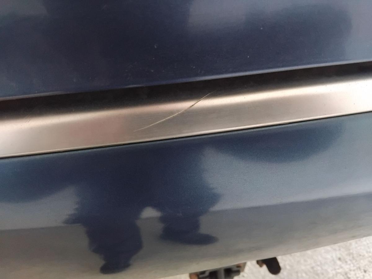 Audi A4 8E B6 Avant original Stossf&auml;nger Sto&szlig;stange hinten BJ2003 LZ5C Mauritiusblaumetallic