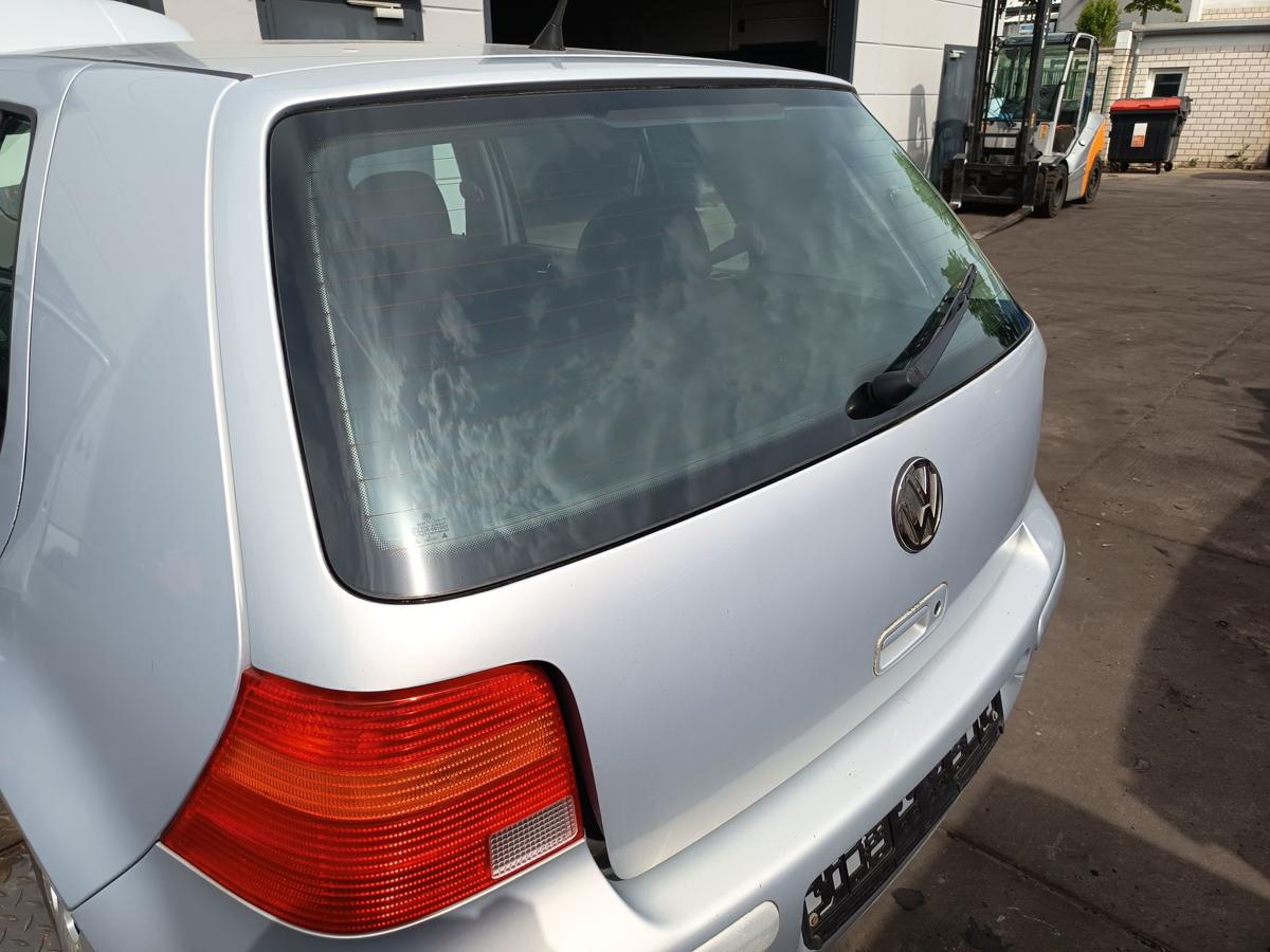 VW Golf IV original Heckklappe mit Scheibe Deckel hinten B7Z Satinsilber Bj 1998