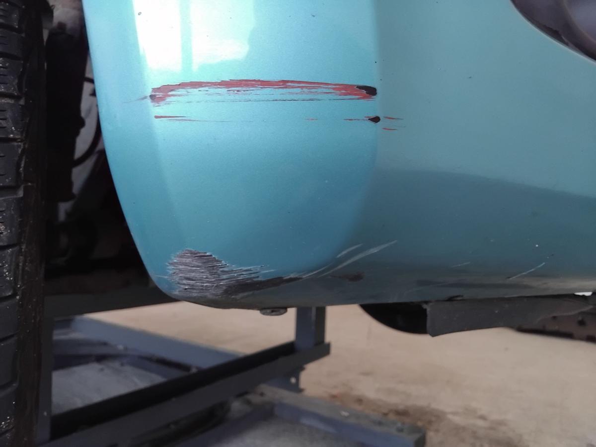 Suzuki Splash EX original Sto&szlig;f&auml;nger Sto&szlig;stange vorn ZKC Splash Turquoise BJ2008