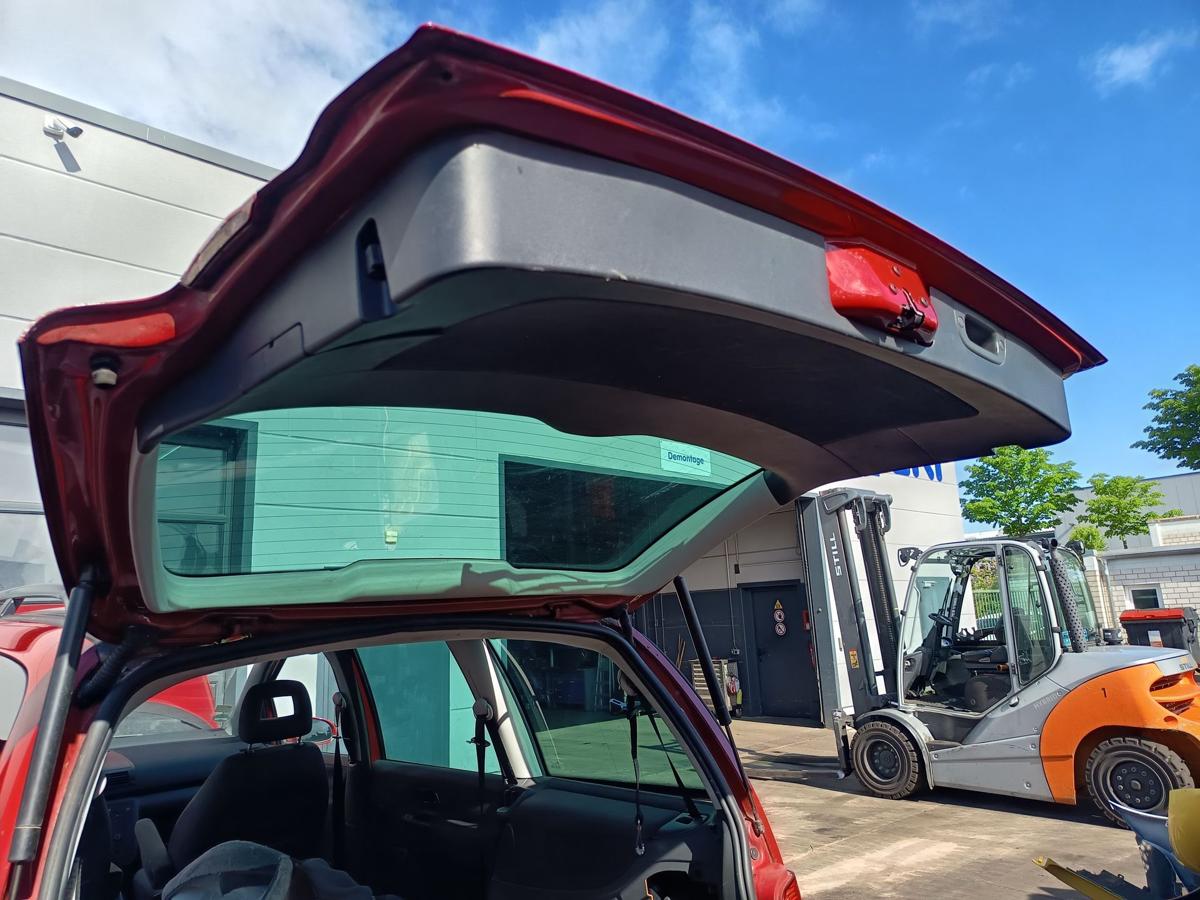 VW Sharan 7M original Heckklappe mit Scheibe K3A Paprikarot Bj 2005