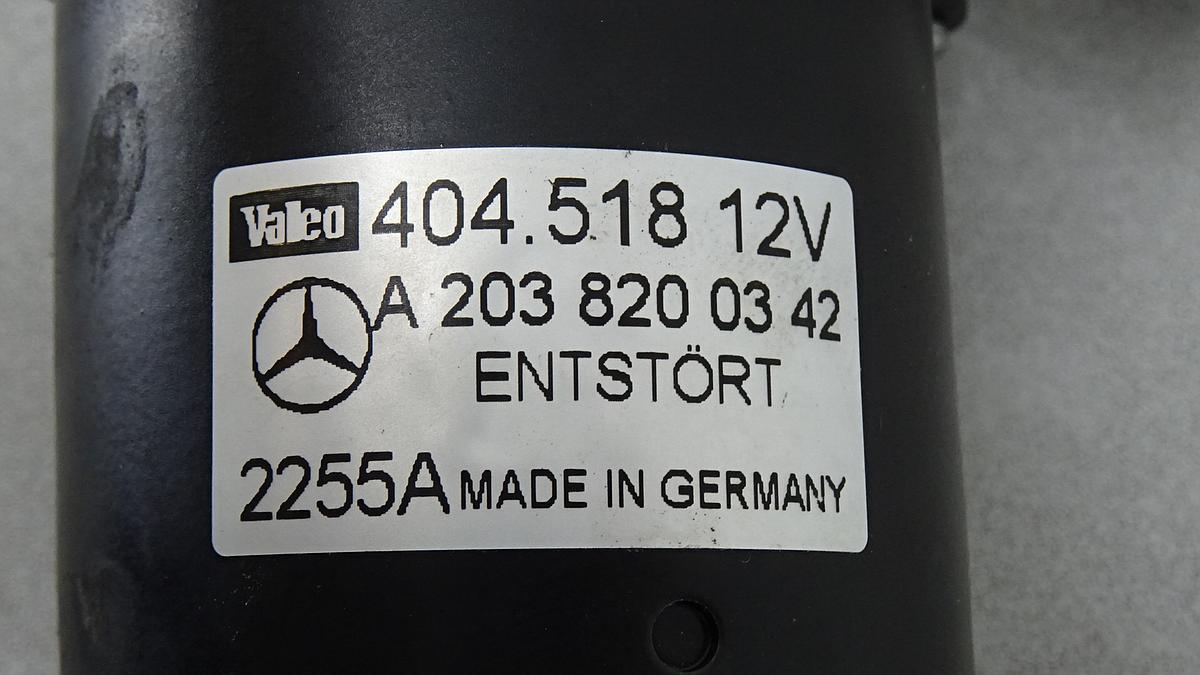 Mercedes W203 Wischermotor vorn Bj2005 A2038200342 404518 C Klasse