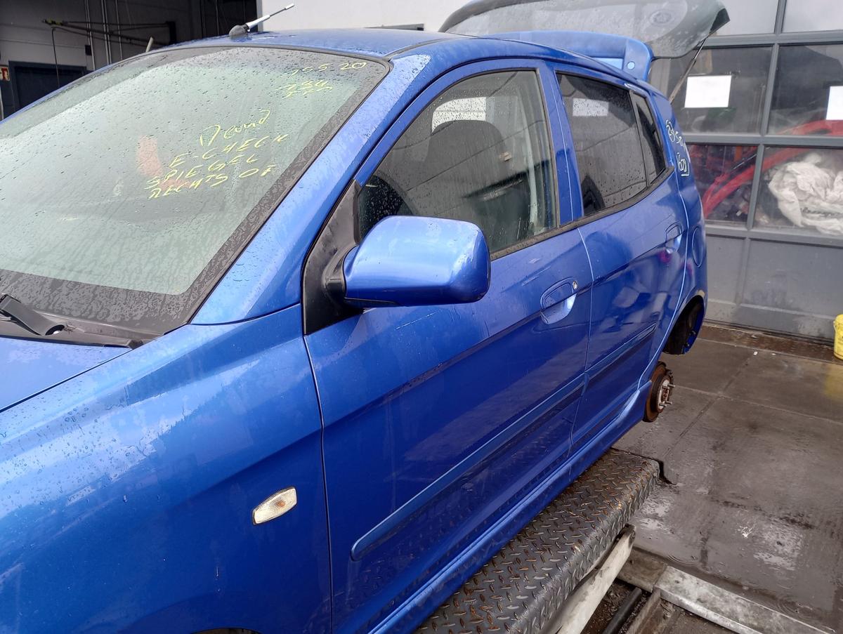 Kia Picanto I orig Tür vorn links Fahrer (Roh) NSW T3 Kobaltblau Bj 2006