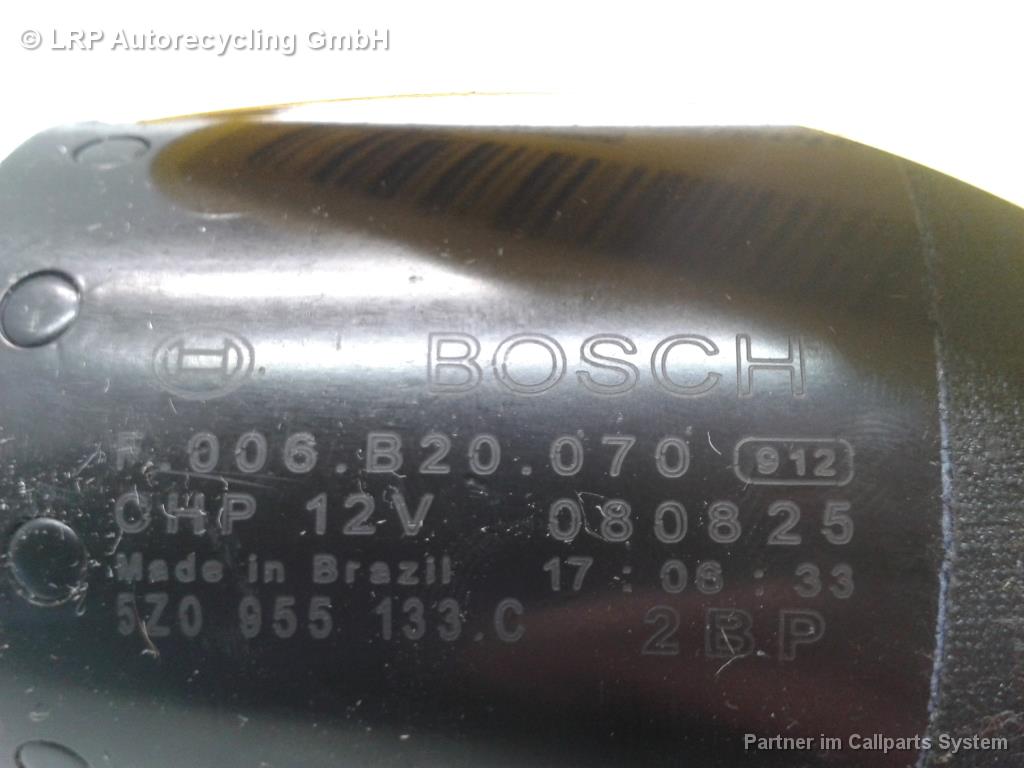 VW Fox 5Z original Wischermotor vorn 5Z0955133C F006B20070 BOSCH BJ2008