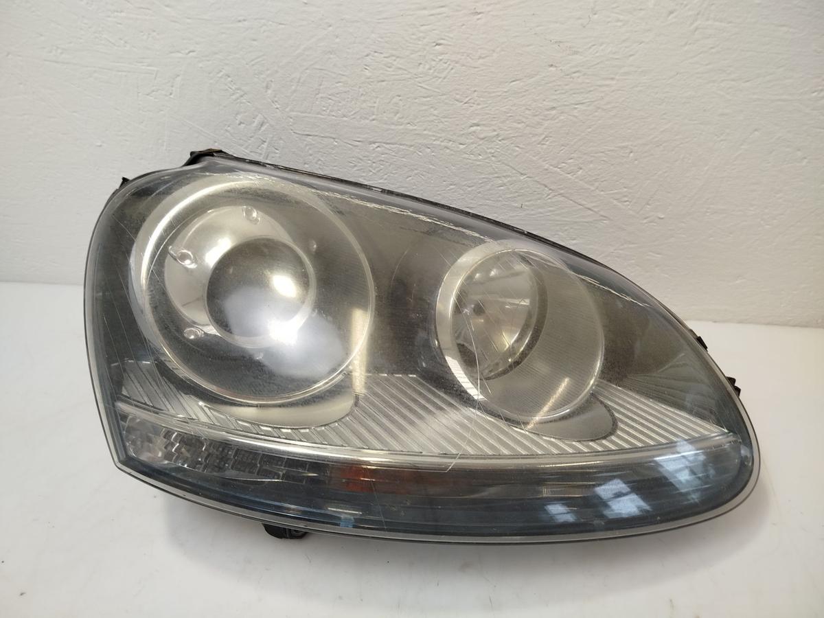 VW Golf V 5 1K Scheinwerfer rechts Xenon Xenonscheinwerfer Trüb Rissig Lampe