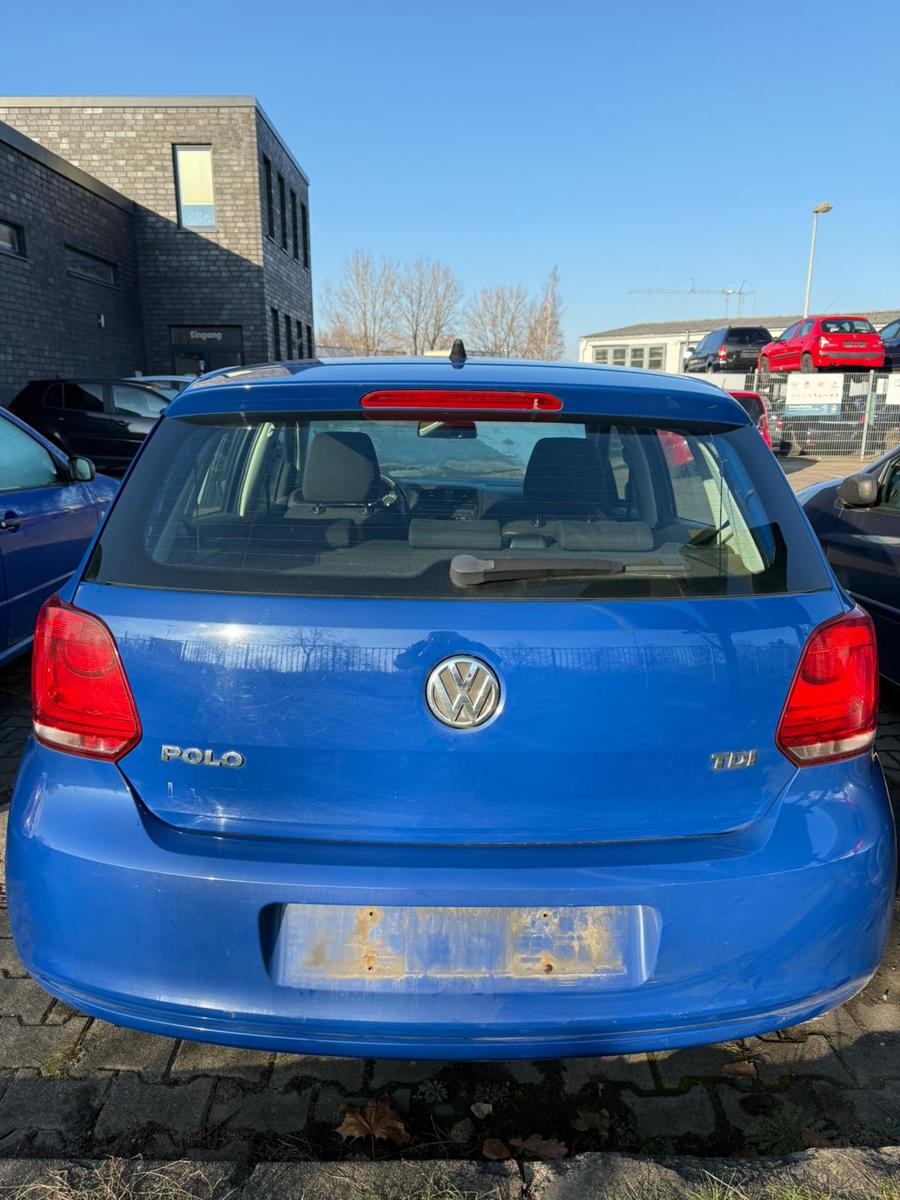 VW Polo 6R original Heckklappe mit Heckscheibe LD5E Meerblau Bj.2013