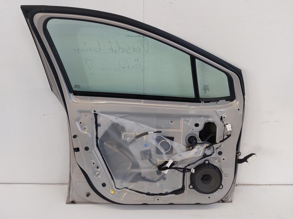 Nissan Micra K14 T&uuml;r vorn links Fahrert&uuml;r im Rohbau KNV Warm Silver Met