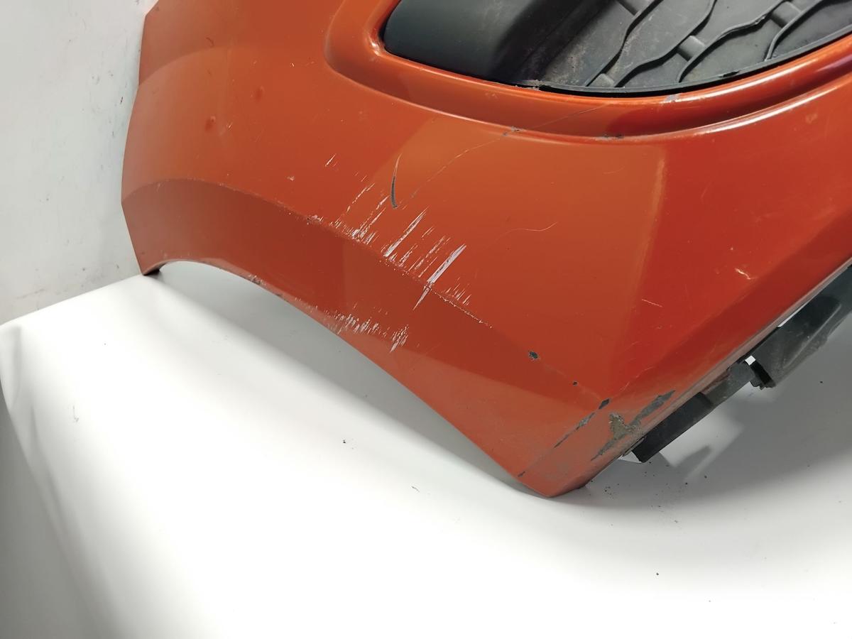 Renault Twingo 2 original Sto&szlig;f&auml;nger Sto&szlig;stange vorn rot OV727 Bj.2010