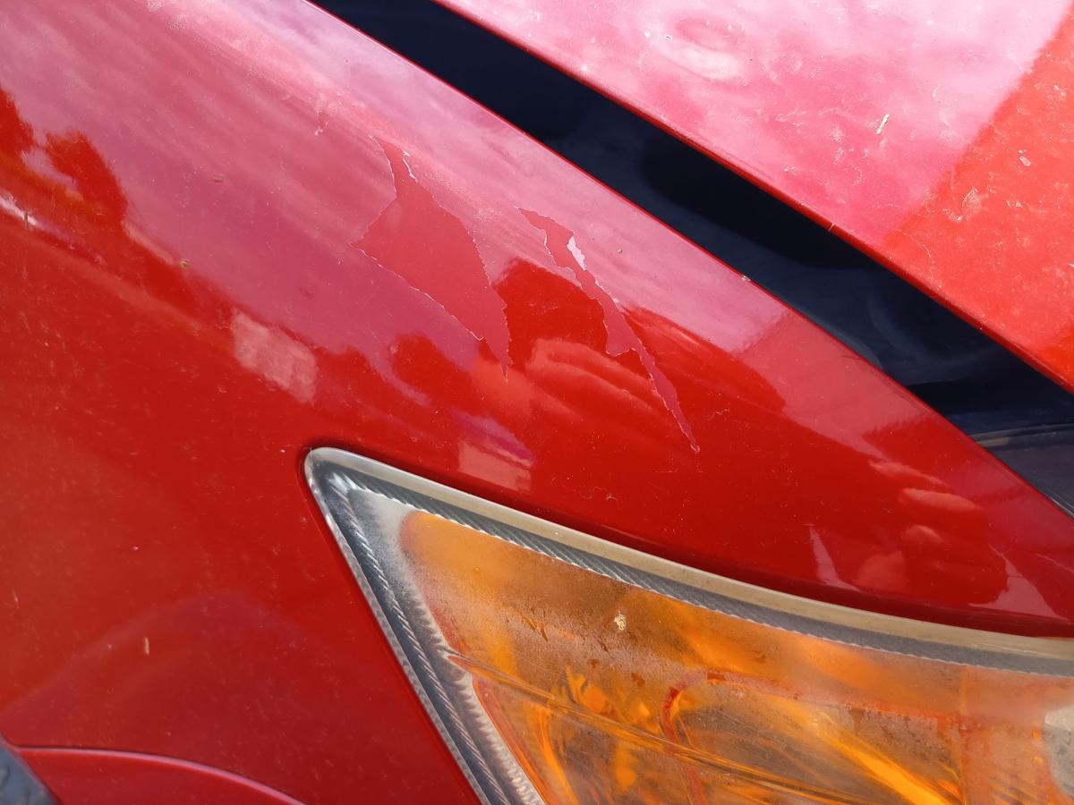 Mitsubishi Colt Z30 original Kotfl&uuml;gel rechts 56D Amazonrot Baujahr 2009
