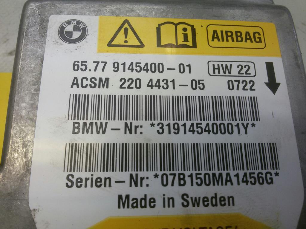 BMW 5er E60 E61 Bj.2007 original Steuergerät Airbag unfallfrei 65779145400