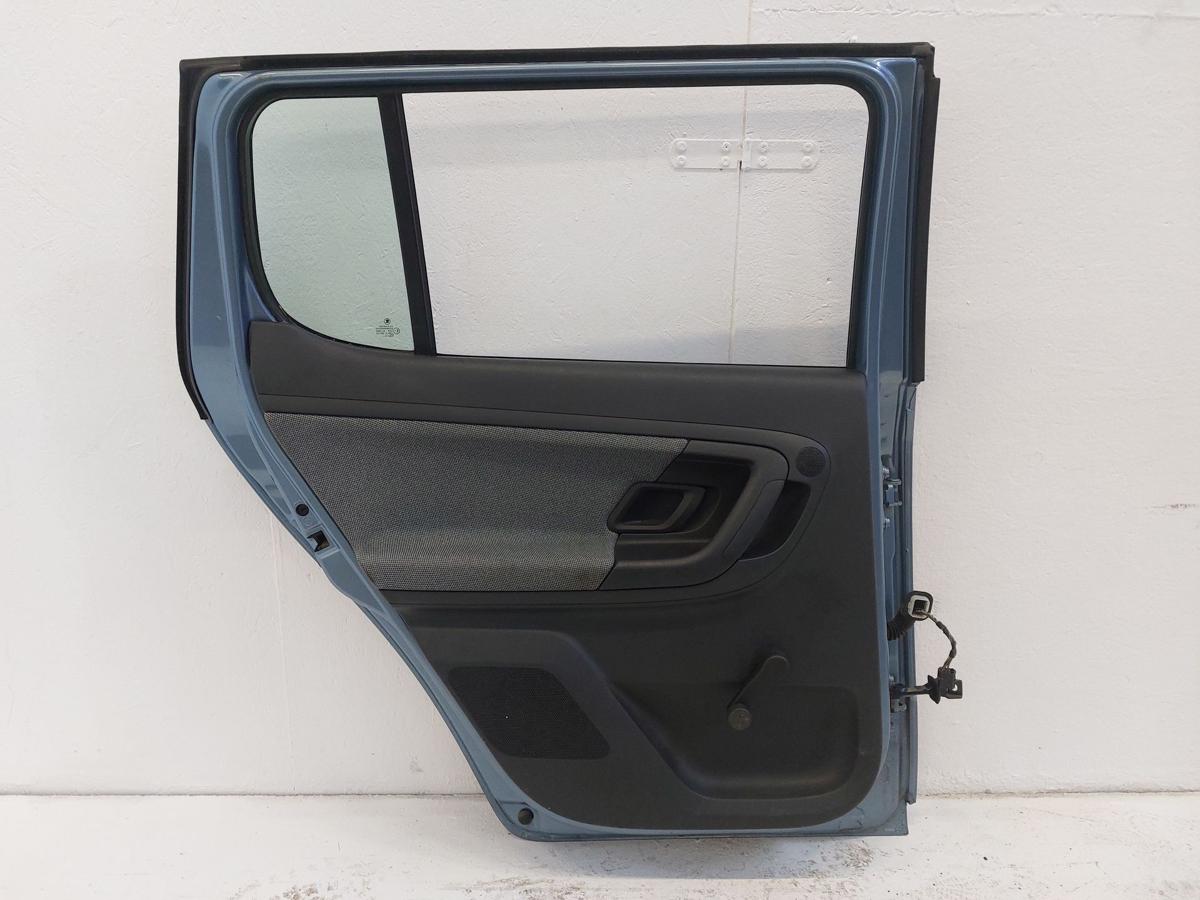 Skoda Fabia 5J T&uuml;r hinten links Fondt&uuml;r 5-t&uuml;rer 2006-2014 LF5X grau Delle