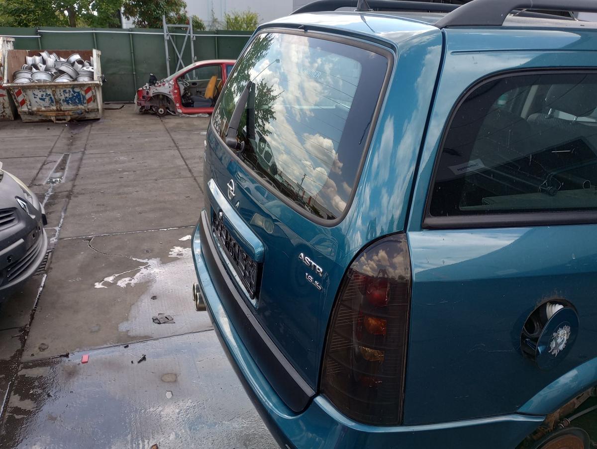 Opel Astra G Caravan original Heckklappe mit Scheibe Z20M Petrolblau Bj 2001