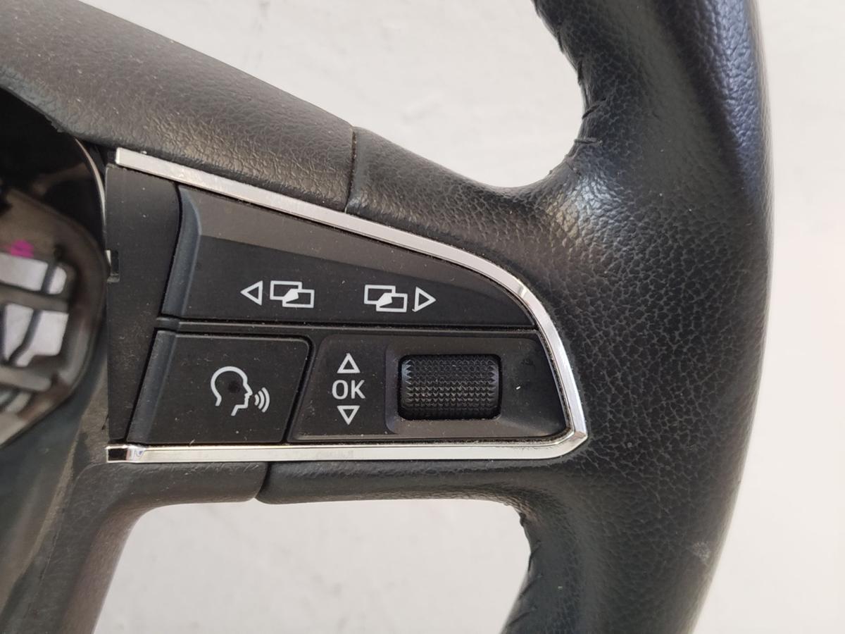 Seat Leon 5F Lenkrad Lederlenkrad 3 Speichen mit Mufu OEM