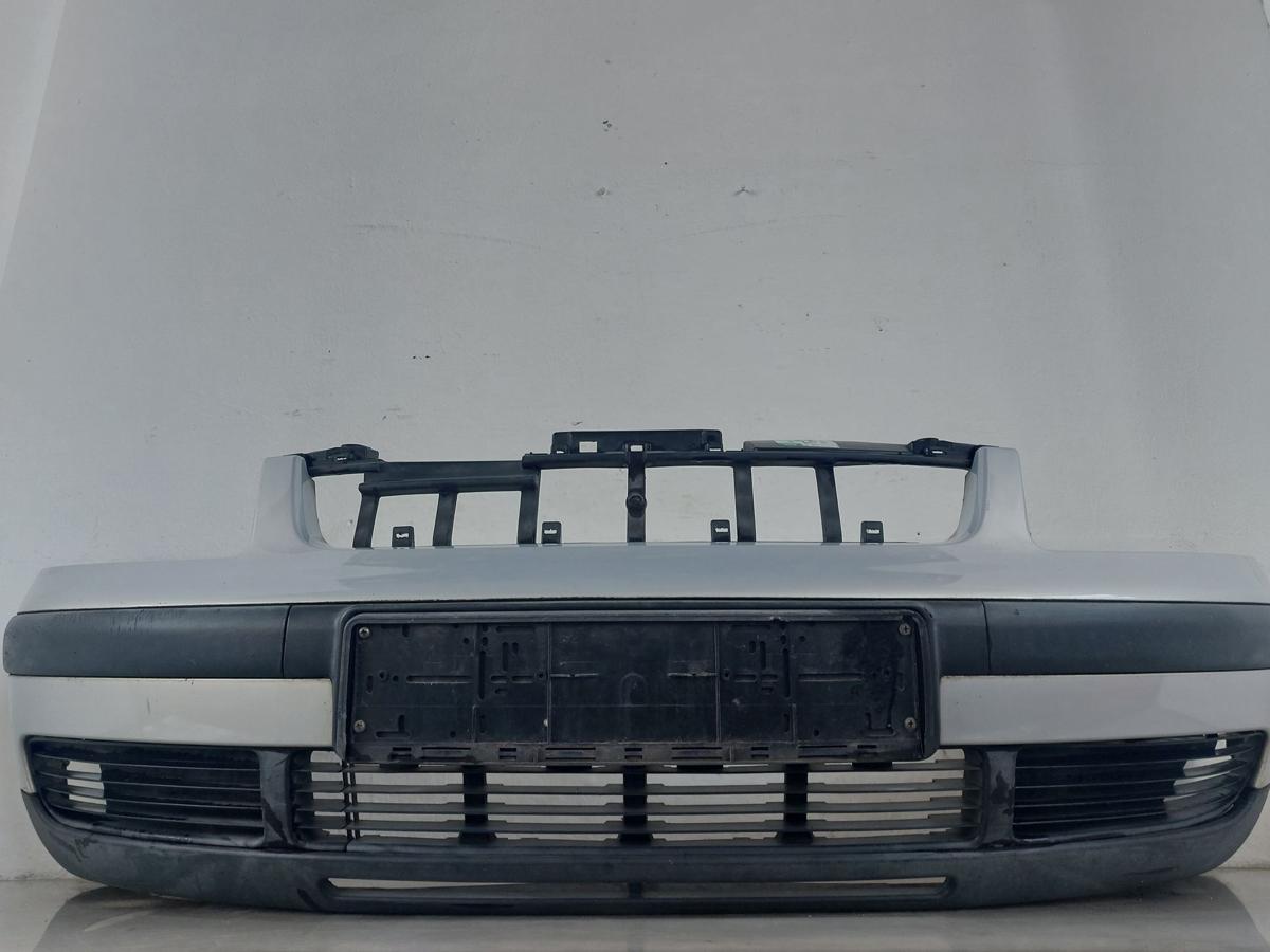 VW Passat 3B B5 Sto&szlig;f&auml;nger vorn Frontsch&uuml;rze Sto&szlig;stange LB7Z Satinsilber Met