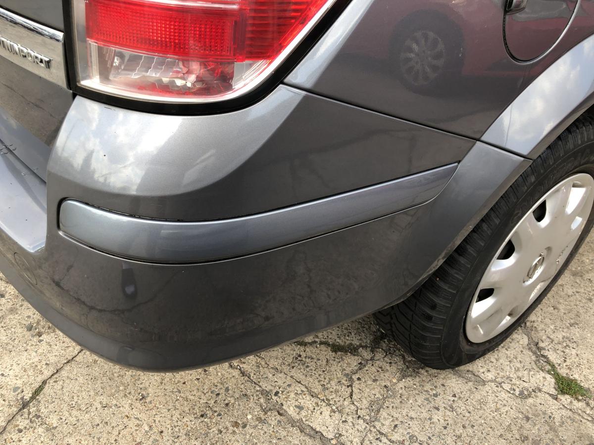 Opel Astra H Caravan Sto&szlig;f&auml;nger hinten Hecksch&uuml;rze Kombi 3KU Moonland Metallic