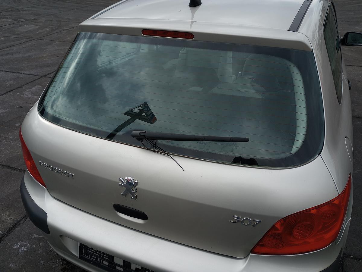 Peugeot 307 orig Heckklappe mit Scheibe 3trg Facelift ETS Aschgrau met Bj 06