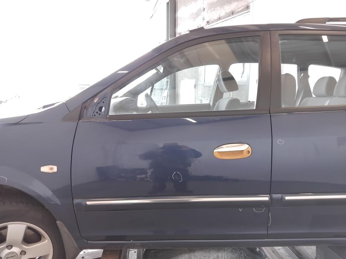 Kia Carens II T&uuml;r vorn links Fahrert&uuml;r 1C Imperial Blue Metallic BJ2002