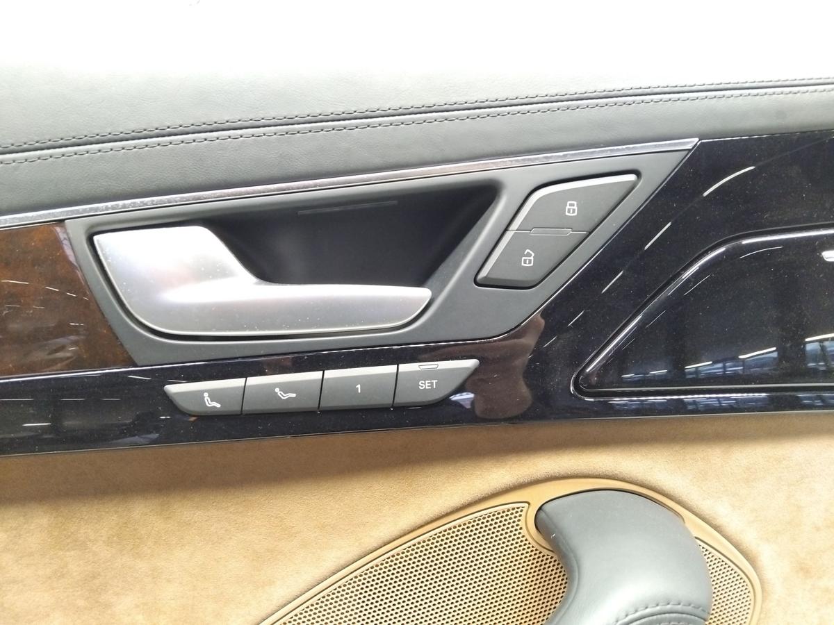 Audi A8L 4H orig T&uuml;rverkleidung hinten links Leder Alcantara Memory Lang BJ2015