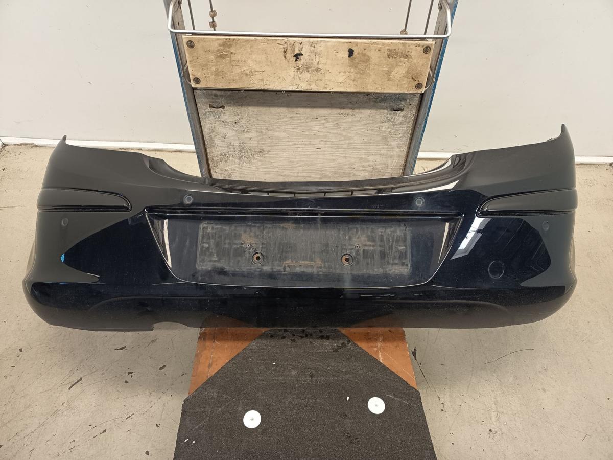 Opel Corsa D 3t&uuml;rer original Sto&szlig;f&auml;nger Stange hinten Z20R Saphirschwarz Bj 2007