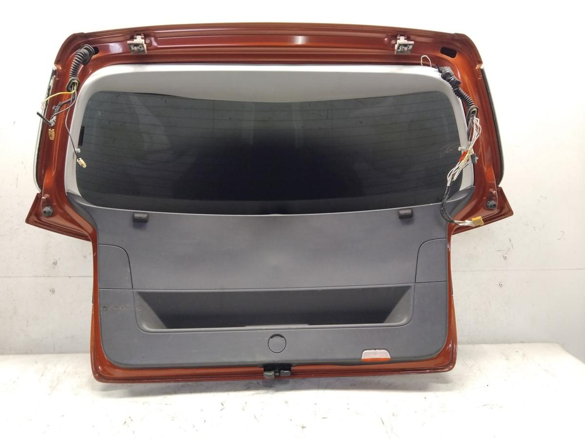VW Golf Plus 5M Heckklappe LA3X Sunsetred mit Heckscheibe BJ2006 Rost