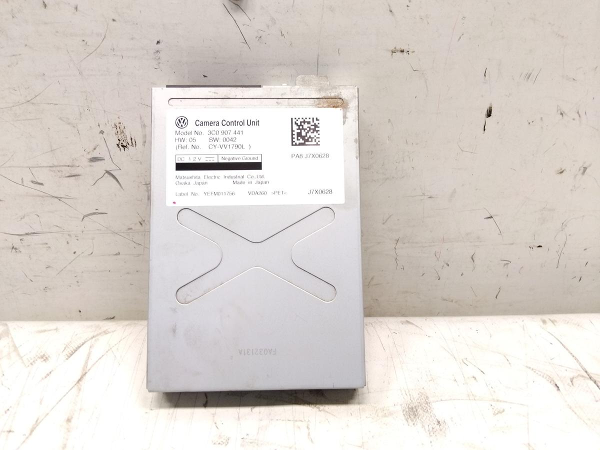 VW Passat 3C orig Steuerger&auml;t R&uuml;ckfahrkamera Camera Control Unit 3C0907441 BJ08