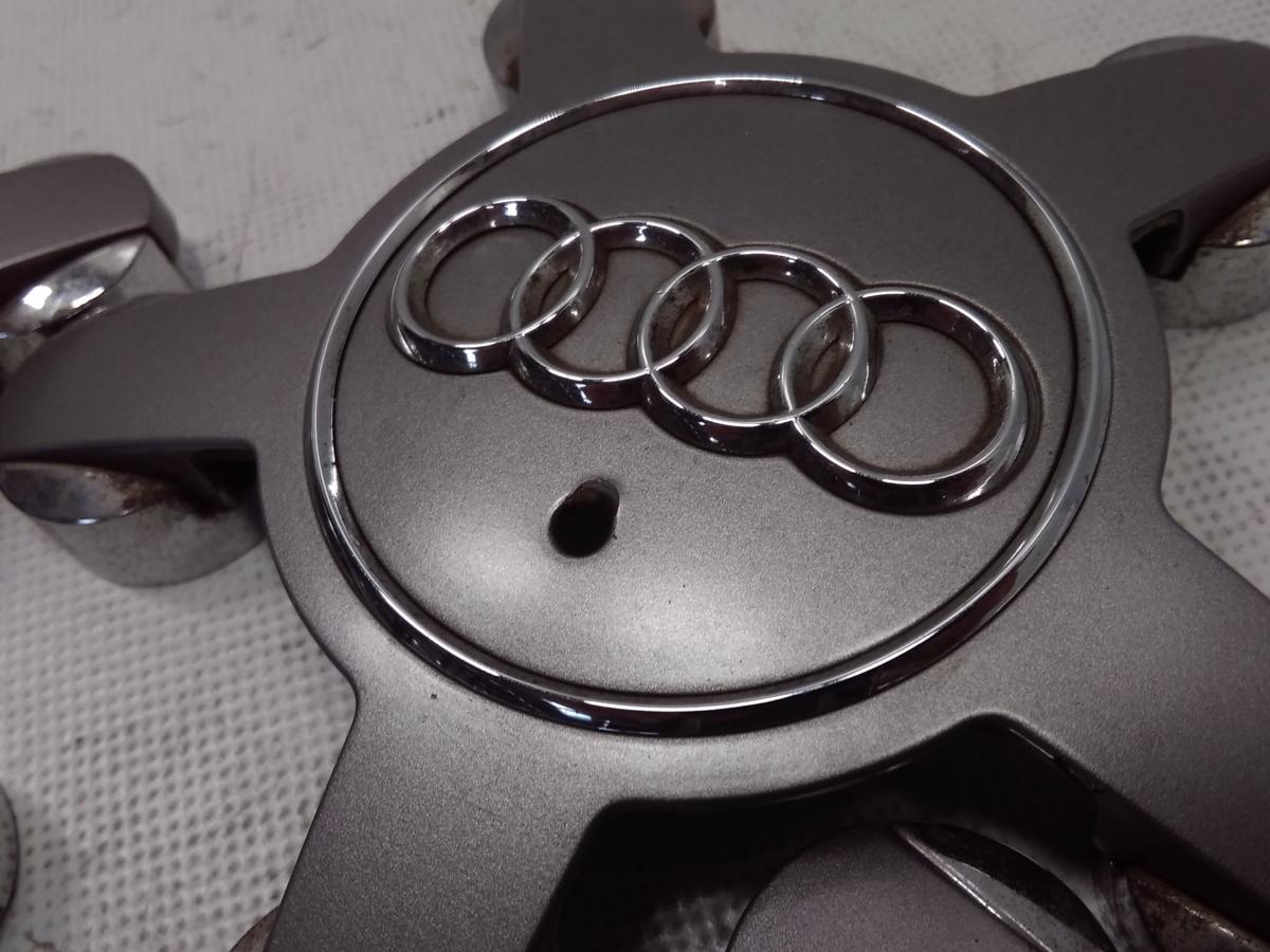 Original Satz Audi Nabenabdeckkappen Felgendeckel Nabendeckel grau 4F0601165N