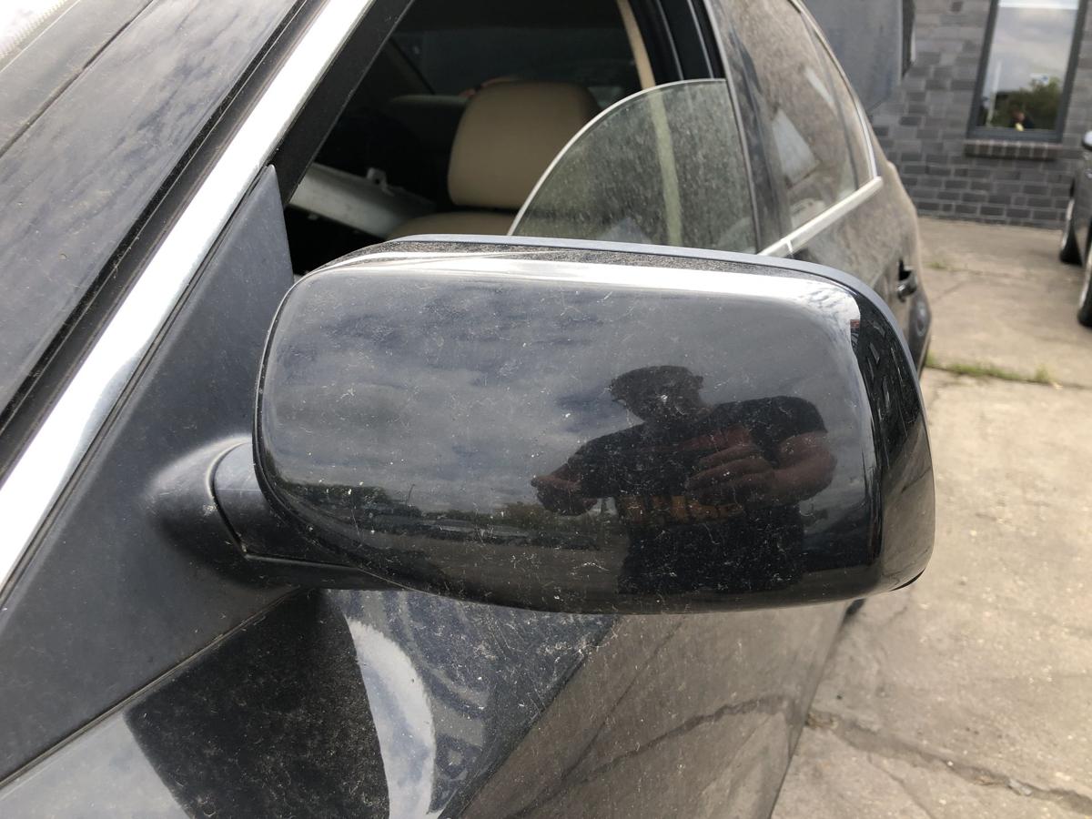 BMW 5er E60 LCI Au&szlig;enspiegel links Spiegel elek anklapp abblend 475 schwarz