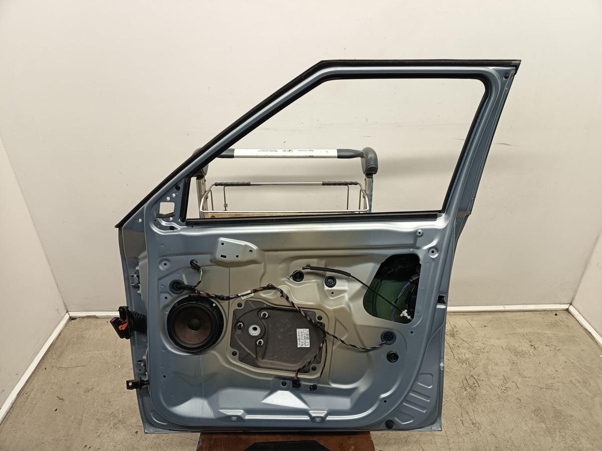 Skoda Fabia 5J orig T&uuml;r vorn rechts Beifahrert&uuml;r LF8K Blau Bj 2010