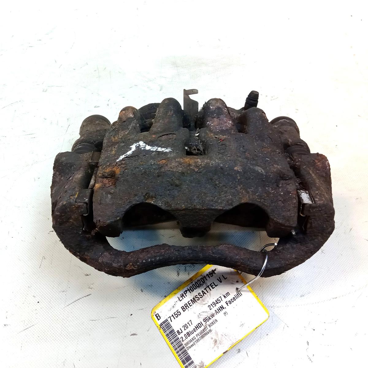 Peugeot Boxer 3 250 original Bremssattel Vorderachse links mit Tr&auml;ger Bj.2017